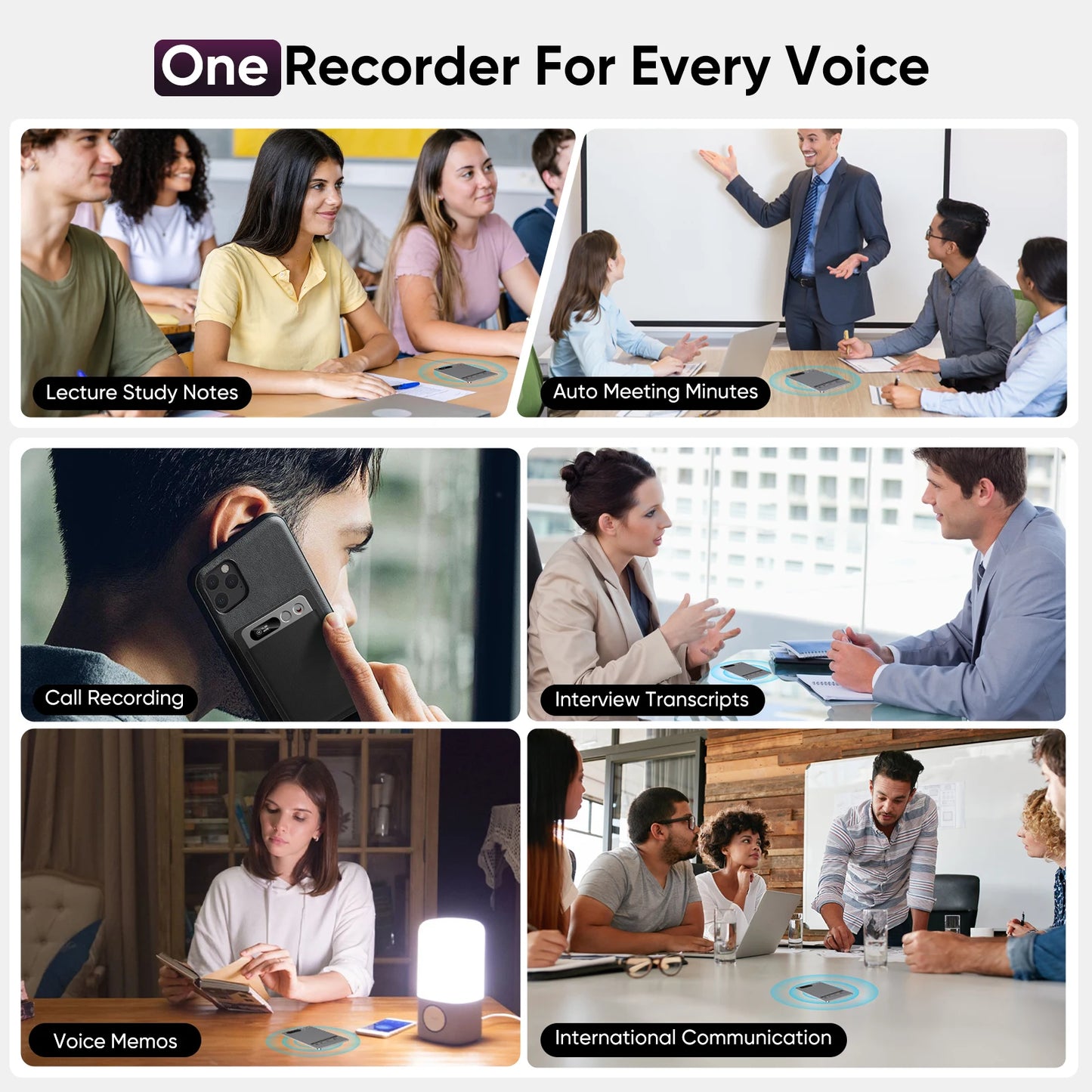 AI Voice Recorder 118 Languages ChatGPT-4  App  Transcribe