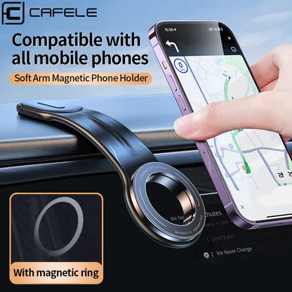 Magnetic Car Phone Holder Foldable Car Cell Phone Support Mount