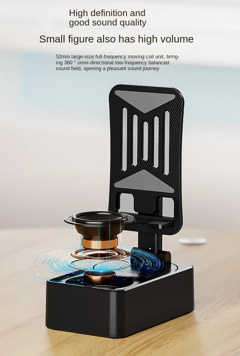 3 In 1 Mobile Phone Bracket Bluetooth Speaker Power Bank