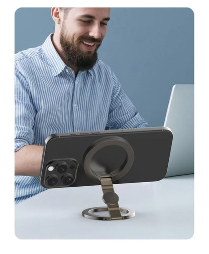 Foldable Double Sided Magnetic Phone Holder Stand