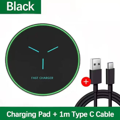 Wireless Charger Pad Chargers Induction Fast Charging Dock Station