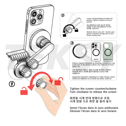 Cybertruck BYD Car Phone Mount Holder 15W Magnetic