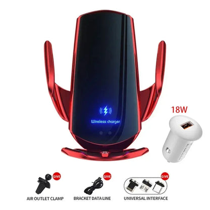 30W Car Wireless Charger Magnetic Automatic Car Mount Holder
