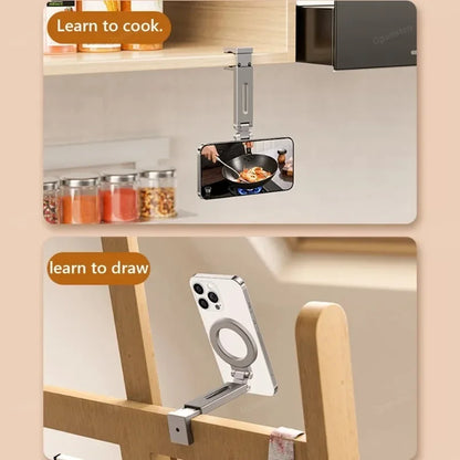 Universal Magnetic Phone Holder Travel Flexible Rotation