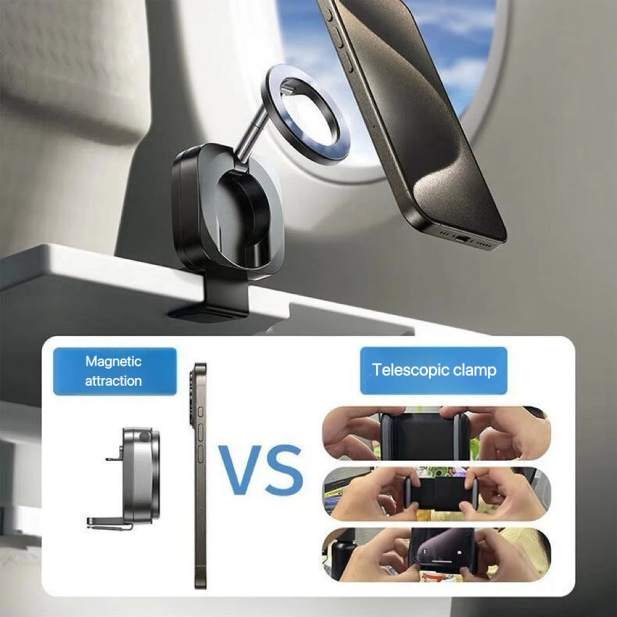Magnetic Phone Mount Car Phone Holder Mount For Backseat