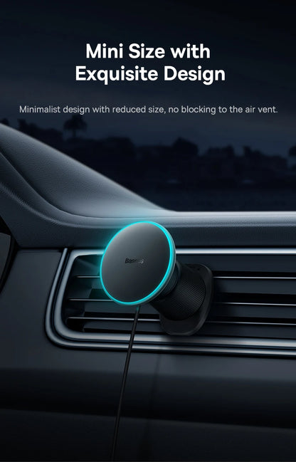 15W Fast Charging Car Charger Holder Magnetic Car Phone Holder