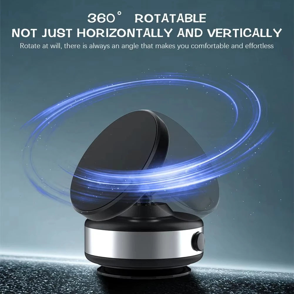 360° Rotating Magnetic Car Phone Holder Dual-Sided Mount