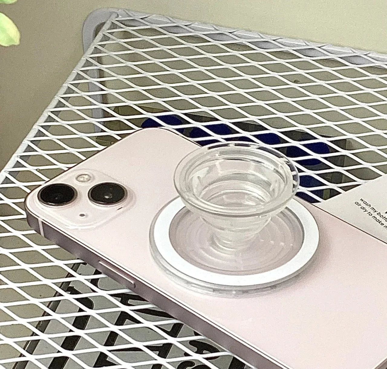 Magnetic Folding Mobile Phone Grip Holder Socket