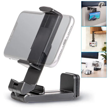 Airplane Phone Holder Clip Portable Travel Train Seat Phones Stand