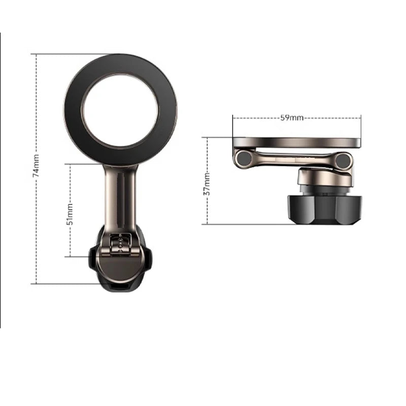 Adjustable Magnetic Car Phone Holder Mount for Tesla Model 3 Highland