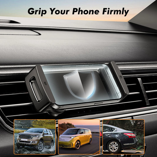 Eary Car Phone Holder 360°Rotatable Mount Vent