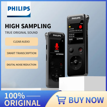 Philips VTR6960 100% Original  Voice Recorder 192K HD Recording