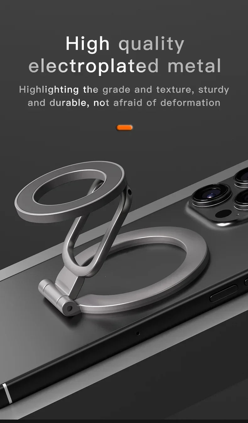 For MagSafe Double Sided Magnetic Phone Ring Holder