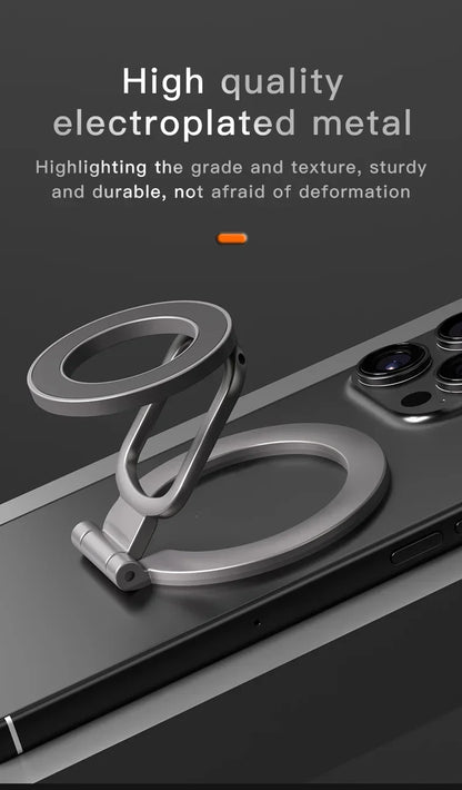 For MagSafe Double Sided Magnetic Phone Ring Holder
