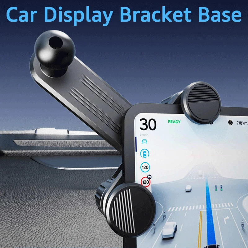 17mm Ball Head Car Screen Clip Phone Holder Base Car