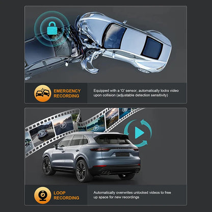 Dash Cam for Cars 4K Front or Rear Camera Car Dvr WIFI Car Camera