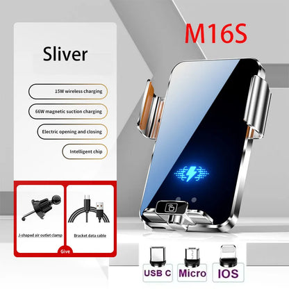 66W Magnetic Head Charger Car Mobile Phone Holder