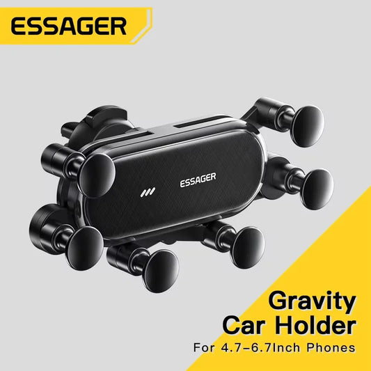 Essager Gravity Car Phone Holder Air Vent Clip Mount Stand