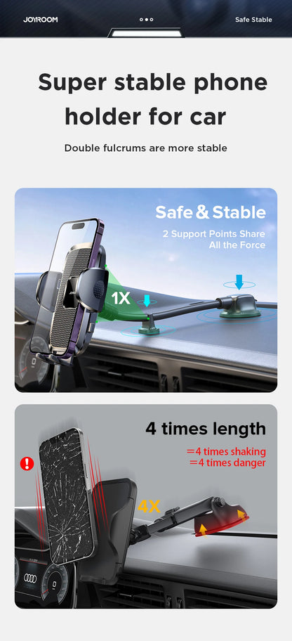 Dashboard Phone Holder Flexible Long Arm