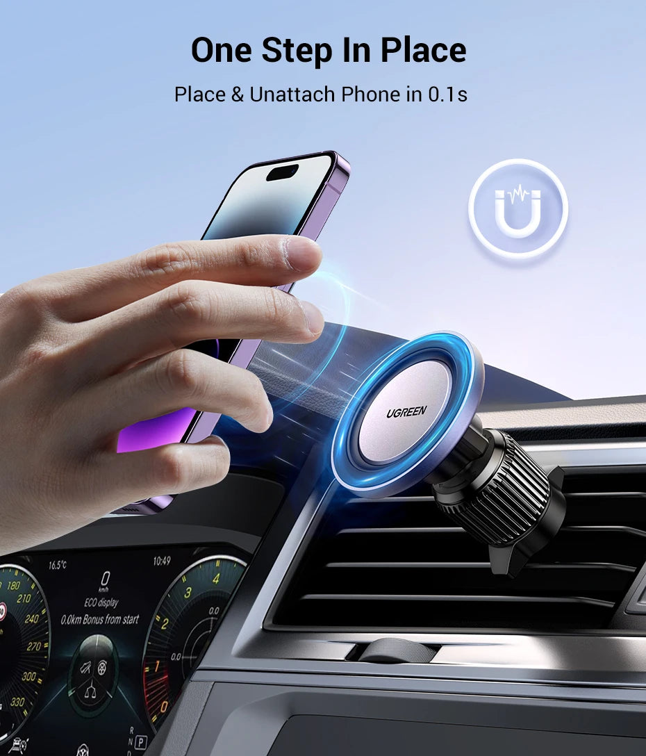 UGREEN Magnetic Car Phone Holder Air Vent Car Phone Stand