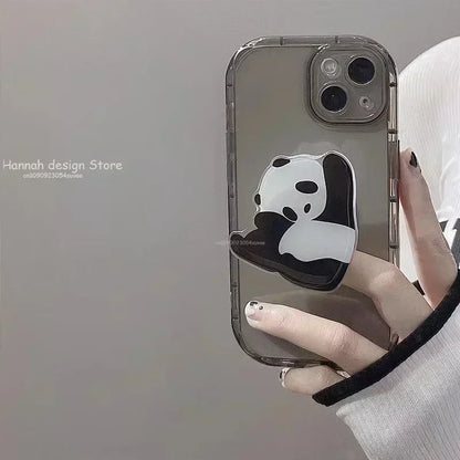 Panda Cute Cartoon Design Hand Grip Handle 360° Phone Holder