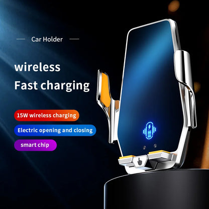 New Max 66W Magnetic Car Phone Holder 15W Wireless Charging