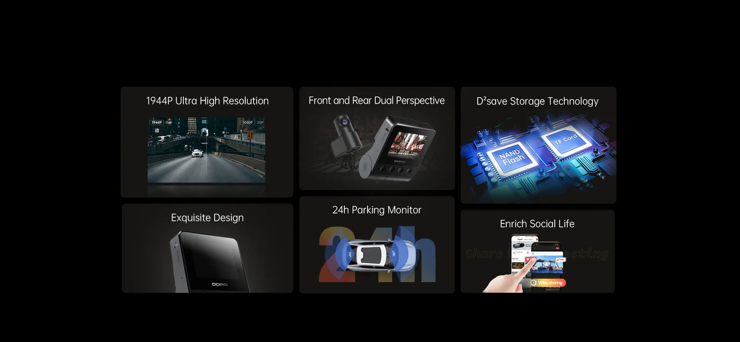 DDPAI Z40 Dash Cam Car Camera Recorder Wifi DVR