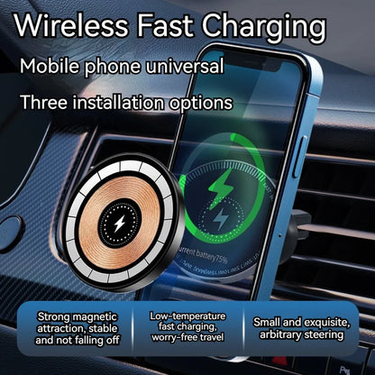 15W Universal Magnetic Car Phone Wireless Charger Holder