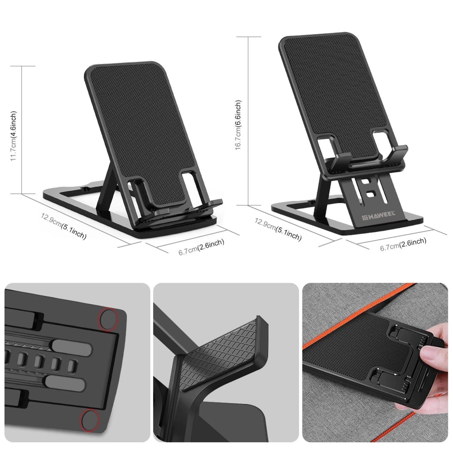 HAWEEL Adjustable Lifting Folding Portable Live Broadcast