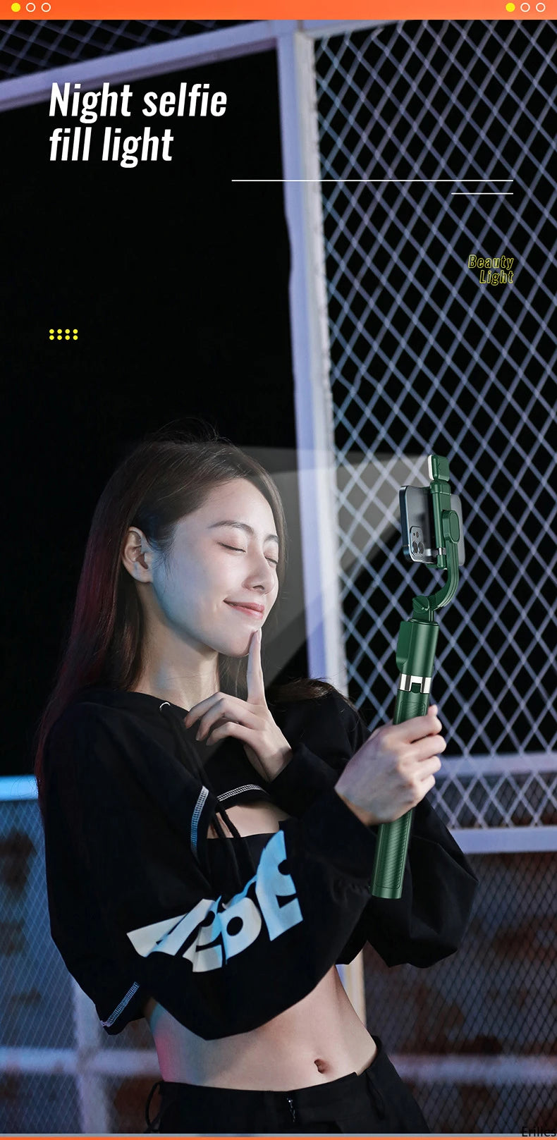 1.67M Long Extended Bluetooth Wireless Selfie Stick Live