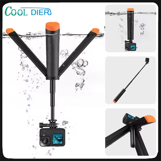 New underwater Buoyancy Bar Selfie tripod Waterproof