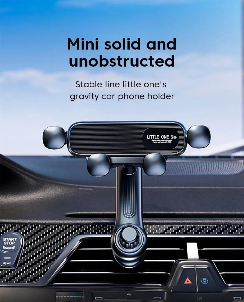 Gravity Car Phone Holder Air Vent Easy Install 360° Rotatable