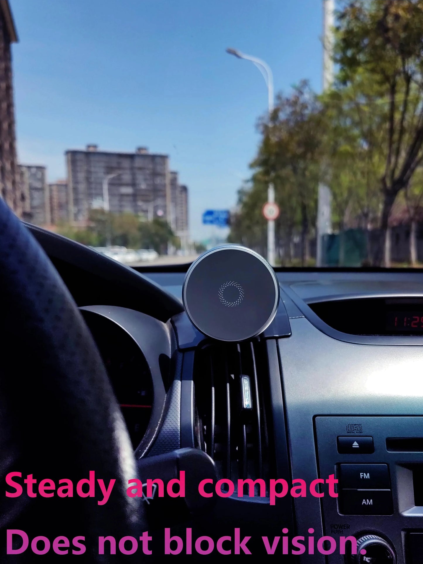 Magnetic Phone Holder 15W Wireless Charging Phone Stand