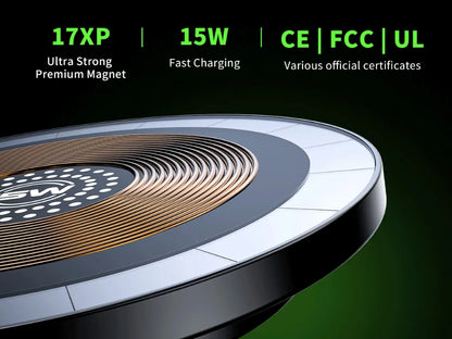 15W Magnetic Car Phone Holder Mobile Phone Car Holder