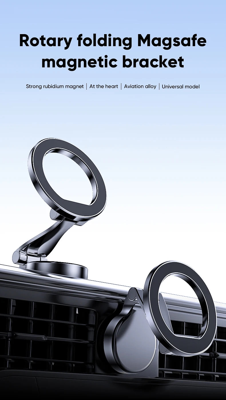 Magnetic Magsafe Car Phone Holder For Vehicles Mobile Support