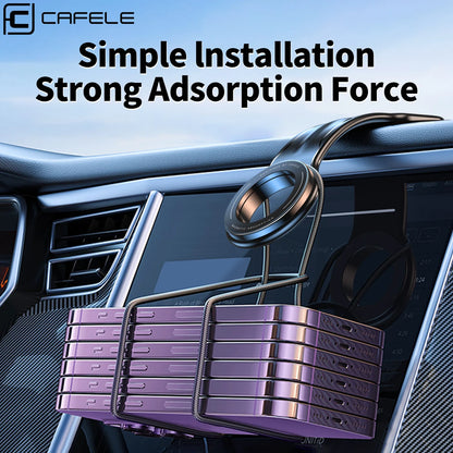 Magnetic Car Phone Holder Foldable Car Cell Phone Support Mount