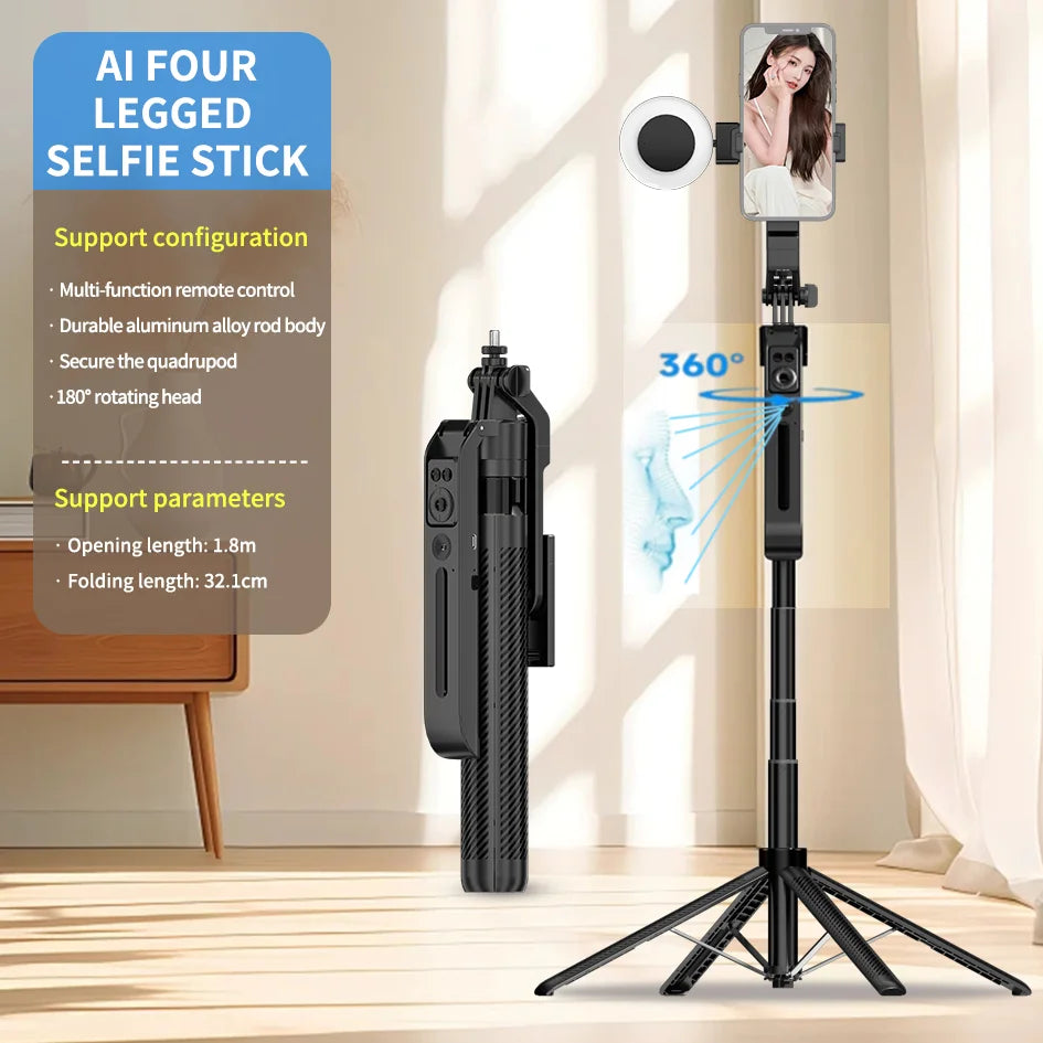 COOL DIER C12 New Selfie Stick Gimbal Stabilizer