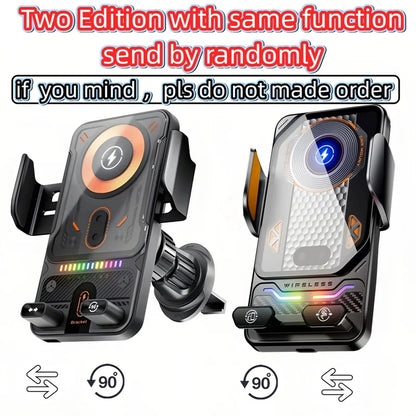 2025 New F18 Car Wireless Charger Holder