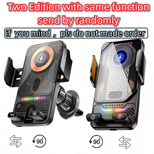 2025 New F18 Car Wireless Charger Holder