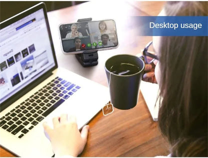 STTKGZD Airplane Phone Holder Portable Foldable Desktop Bracket