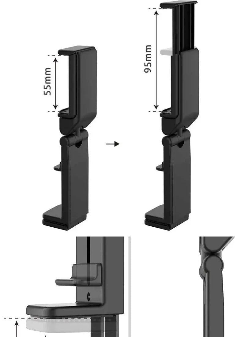 Airplane Phone Holder Portable Travel Stand Desk Flight Foldable