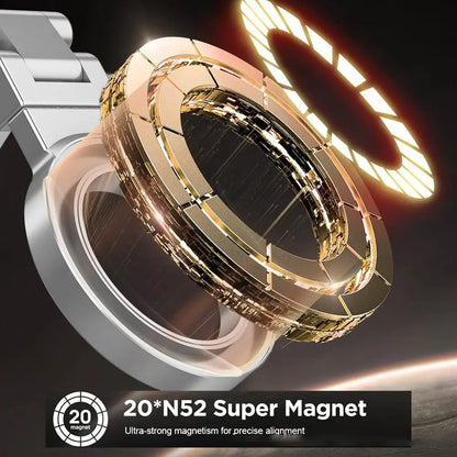 Adjustable Magnetic Phone Holder Travel Essentials Flexible Rotation