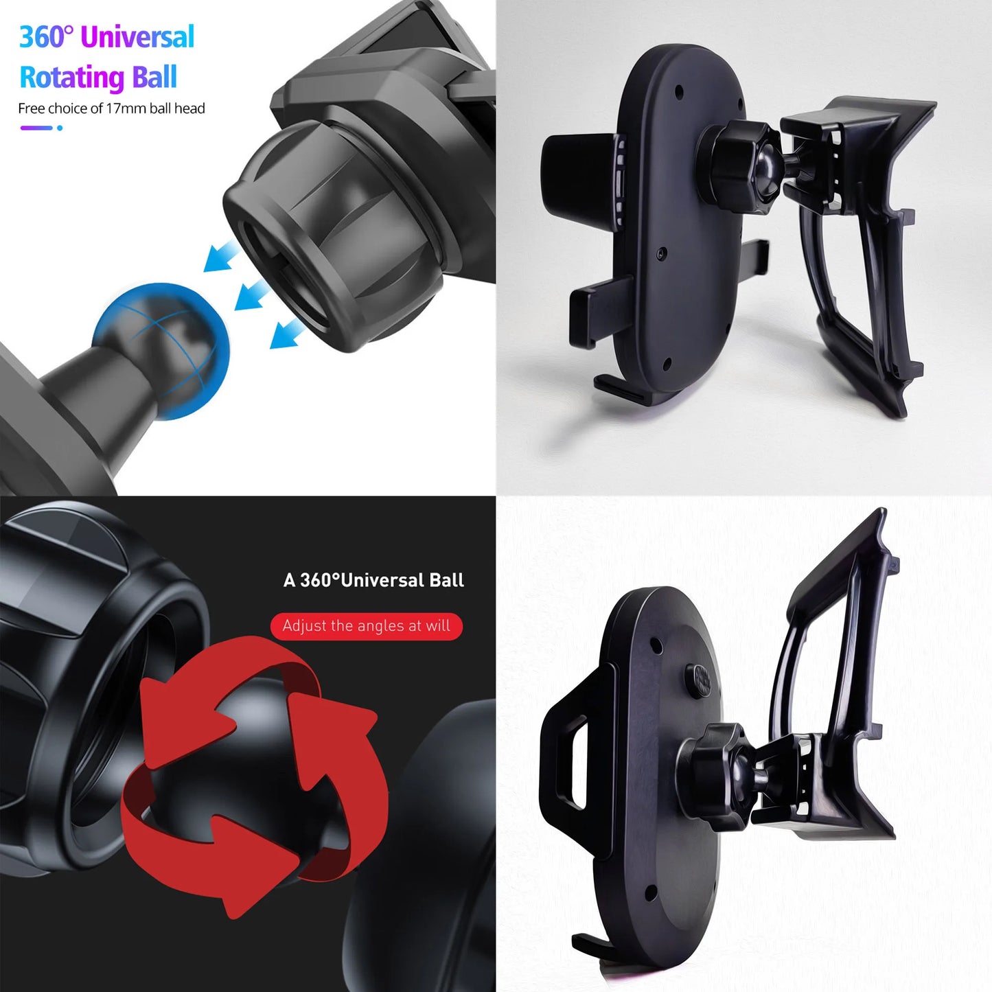 Car Phone Holder Wireless Charging Magnetic Phone Holder Car