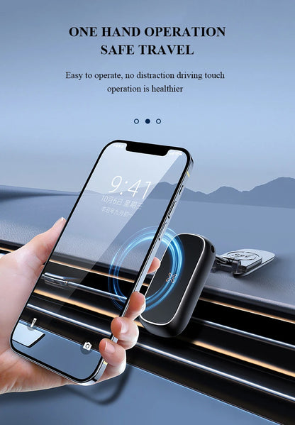 Magnetic Car Mount All-Metal Strongest Magnet Foldable
