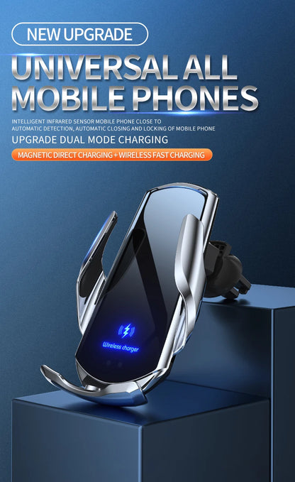 Car Phone Holder Phone Support Car Mounts Wireless Charging