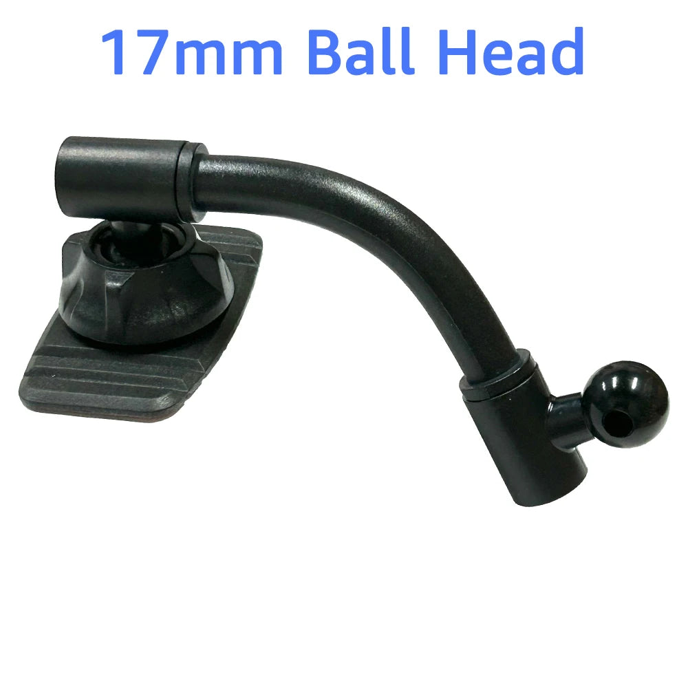 17mm Ball Head Hose Glue Sticker Base for Car