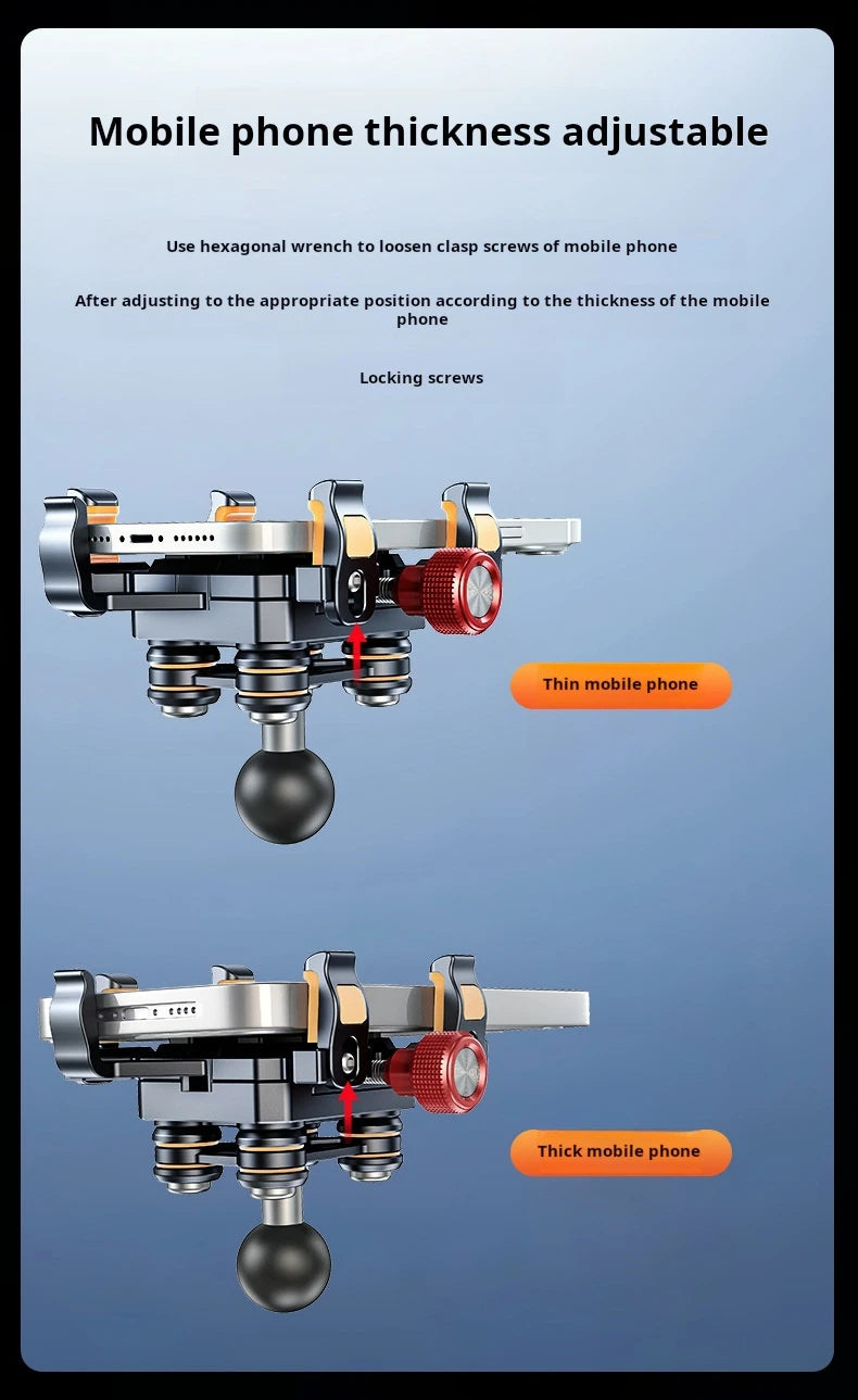 Aluminum Motorcycle Phone Mount Cellphone Holder