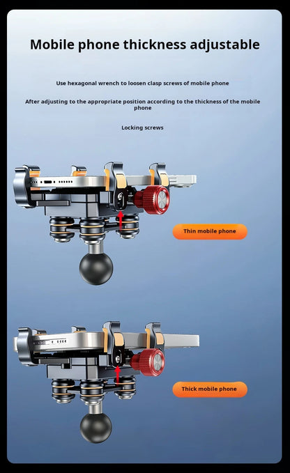 Aluminum Motorcycle Phone Mount Cellphone Holder