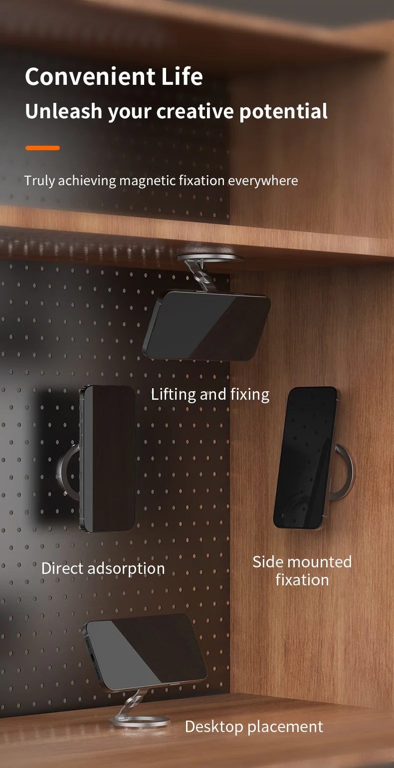 Foldable Double Sided Magnetic Phone Holder Stand