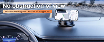 Car Phone Mount Holder for Dash One-Handed